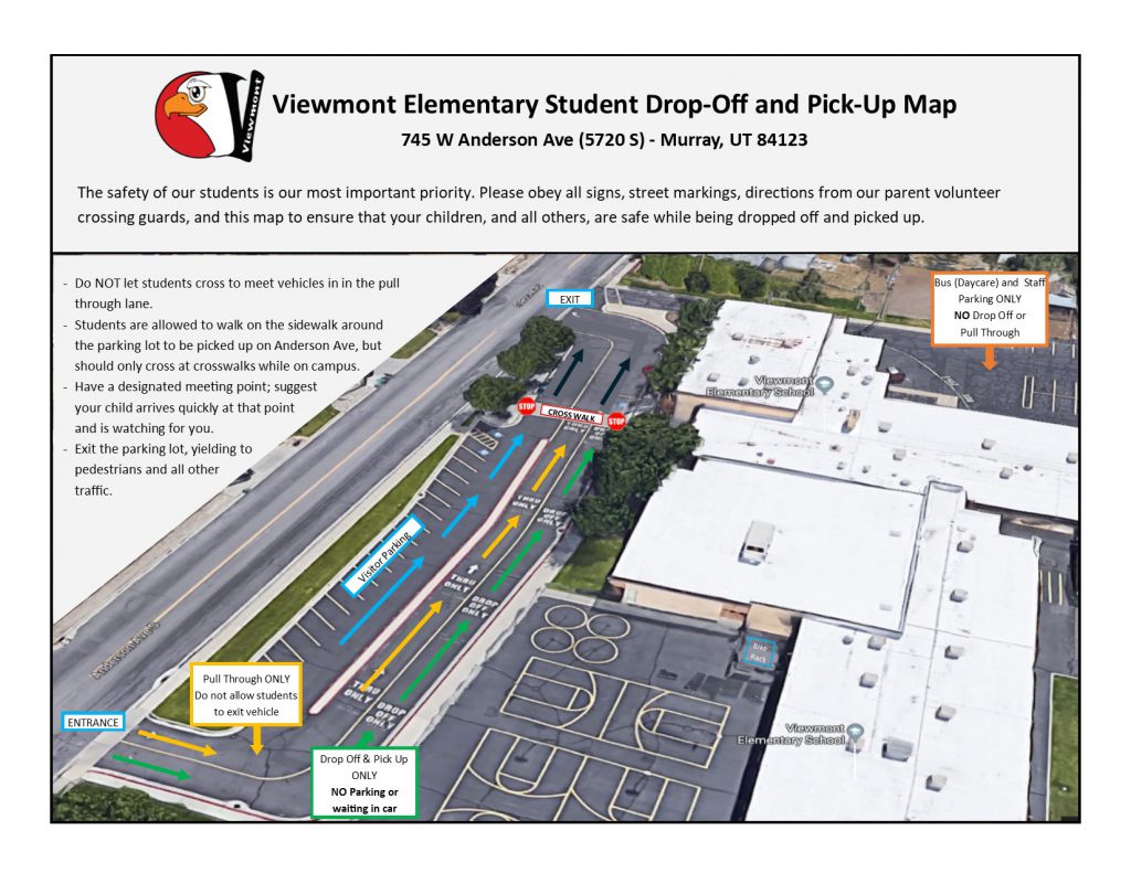 Student Drop-Off and Pick-Up Map